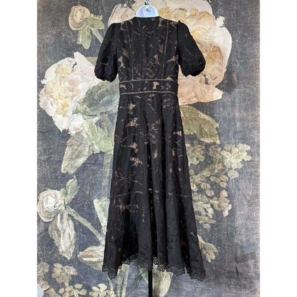 New Anthropologie The Ophelia Puff-Sleeve Black L… - image 11
