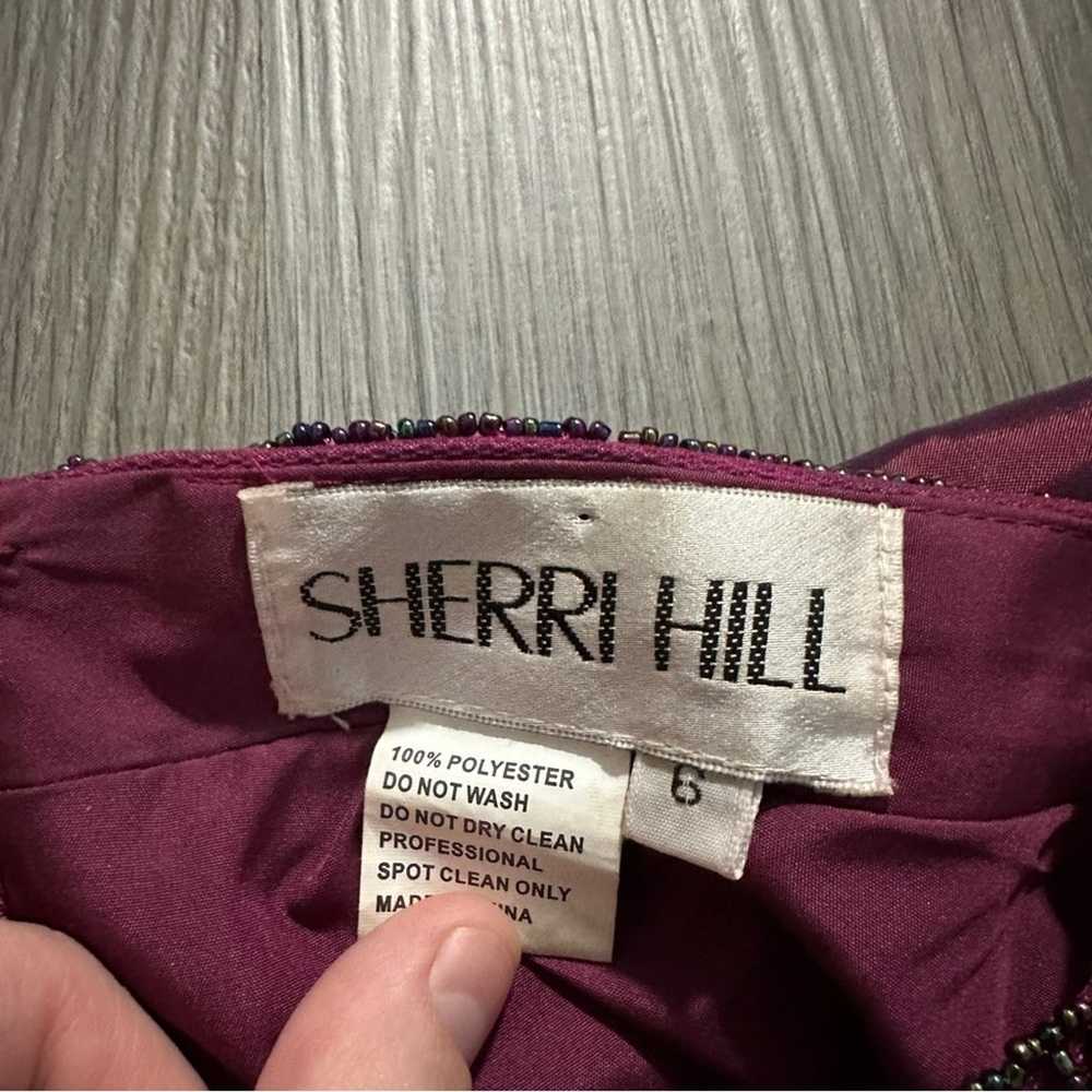 Sherri Hill Burgundy Maroon Beaded Two Piece Home… - image 7