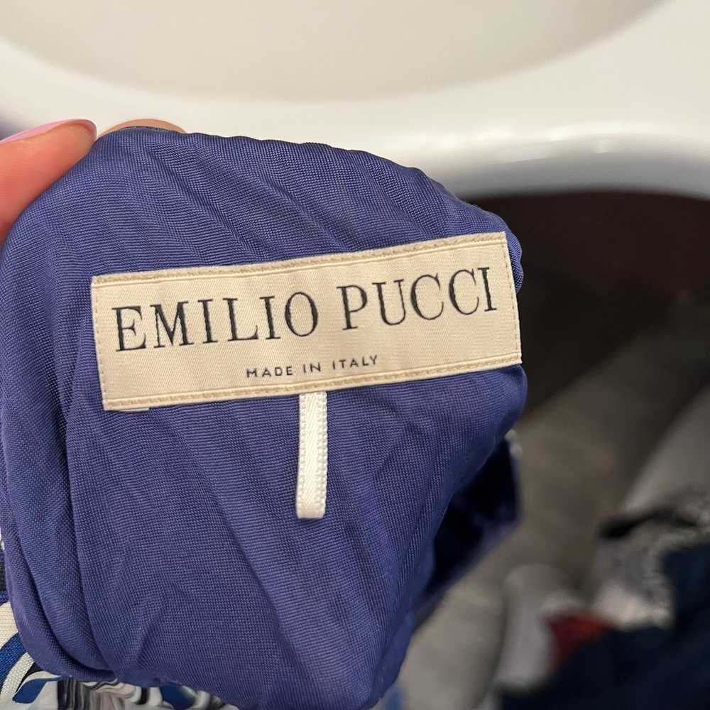 Emilio Puccini dress 100% silk sz 10 - image 3