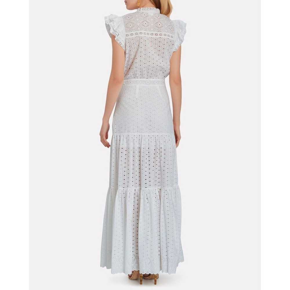 Veronica Beard Satori White Eyelet Maxi Dress Sum… - image 11