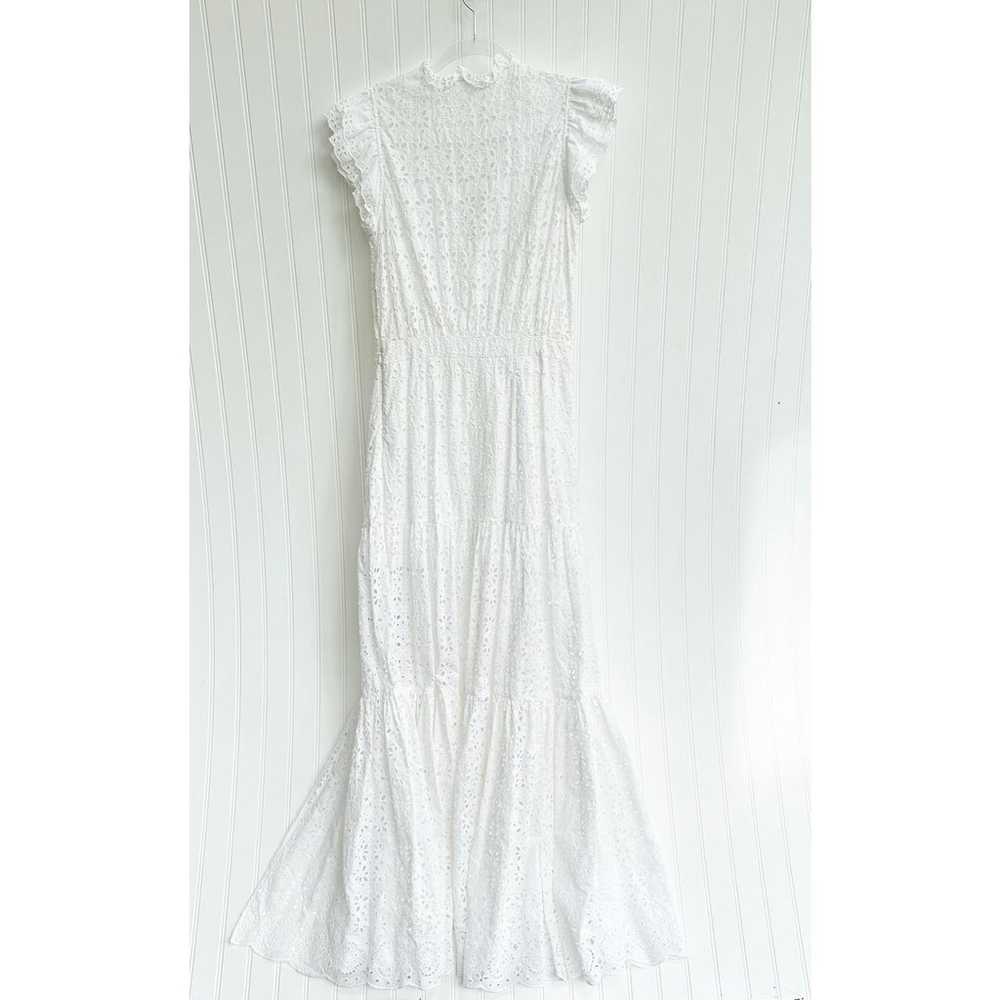 Veronica Beard Satori White Eyelet Maxi Dress Sum… - image 6