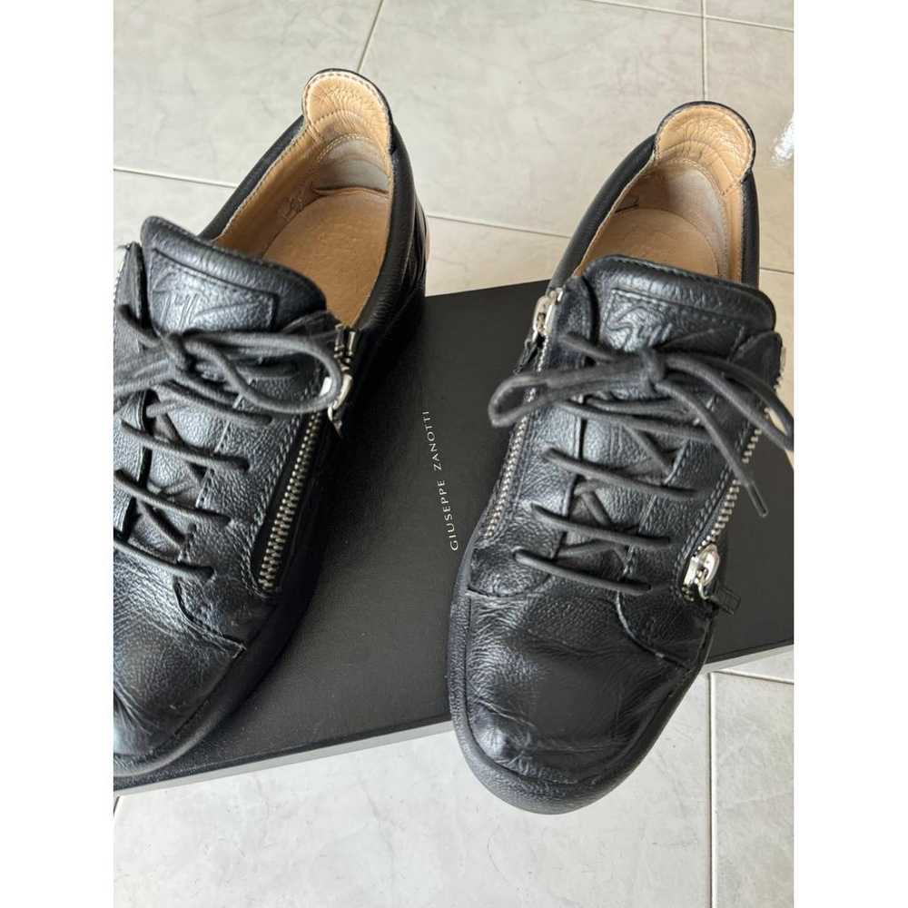 Giuseppe Zanotti Coby leather low trainers - image 5