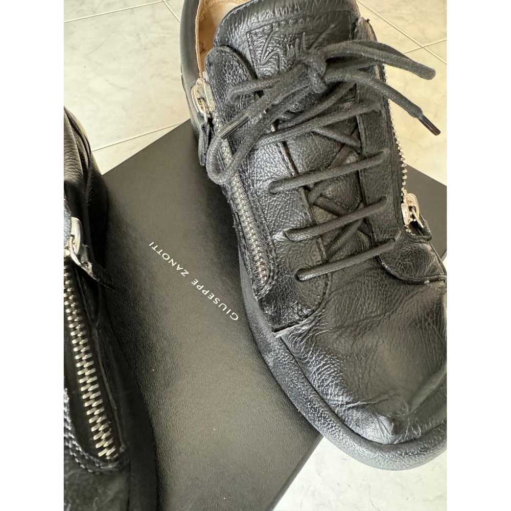 Giuseppe Zanotti Coby leather low trainers - image 7