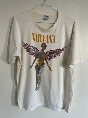 Vintage Vintage Nirvana In Utero single-stitched t