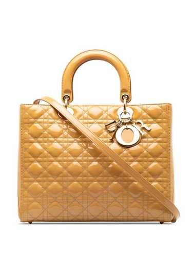 Christian Dior Pre-Owned 2010 Large Patent Cannag… - image 1