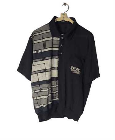 Japanese Brand Lodging house polyester polos half… - image 1