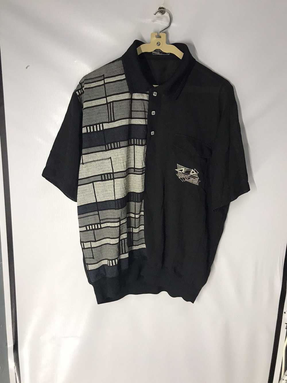 Japanese Brand Lodging house polyester polos half… - image 6