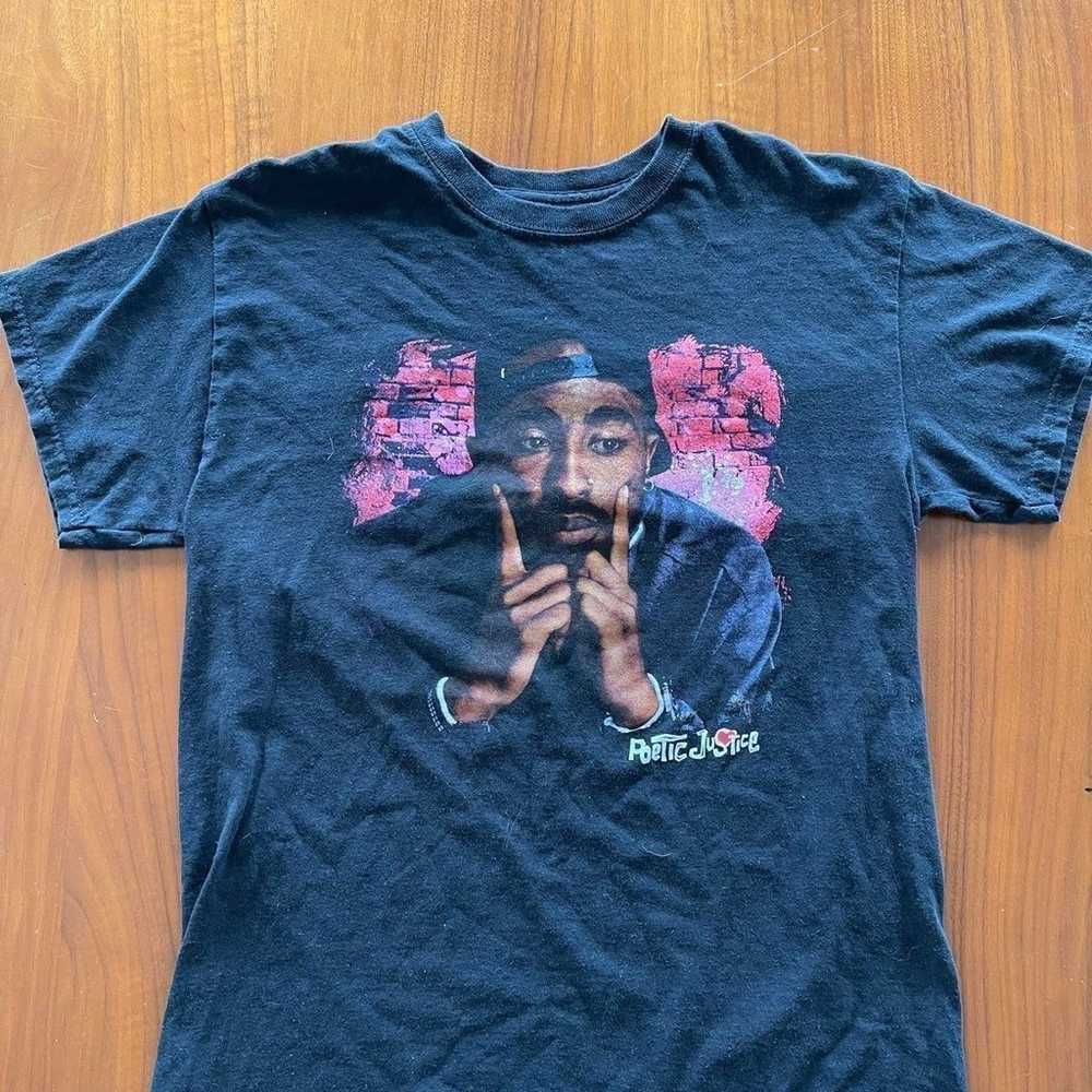 Vintage Original 2Pac Poetic Justice T Shirt - image 2