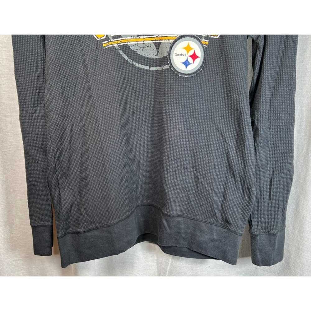 Pittsburgh Steelers Womens Hooded Waffle Knit Lon… - image 6