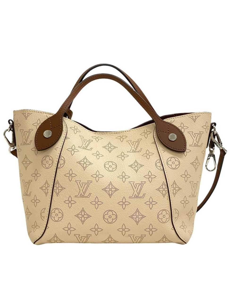 Louis Vuitton Elegant Beige Leather 2-Way Bag wit… - image 2