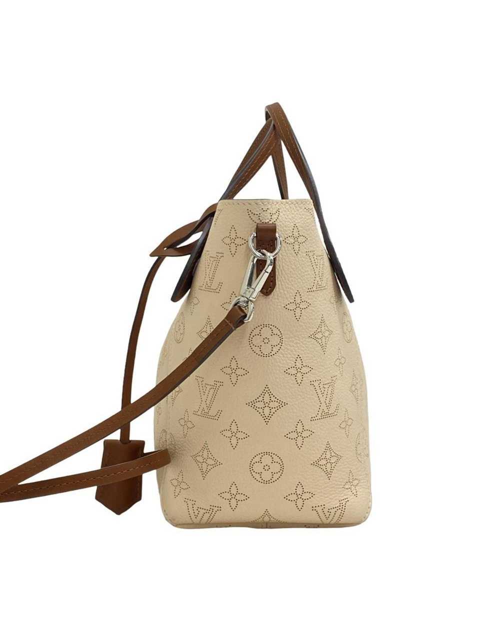 Louis Vuitton Elegant Beige Leather 2-Way Bag wit… - image 3
