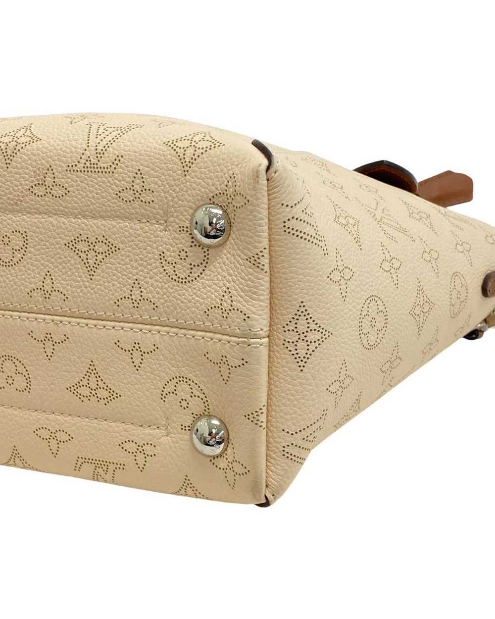 Louis Vuitton Elegant Beige Leather 2-Way Bag wit… - image 6