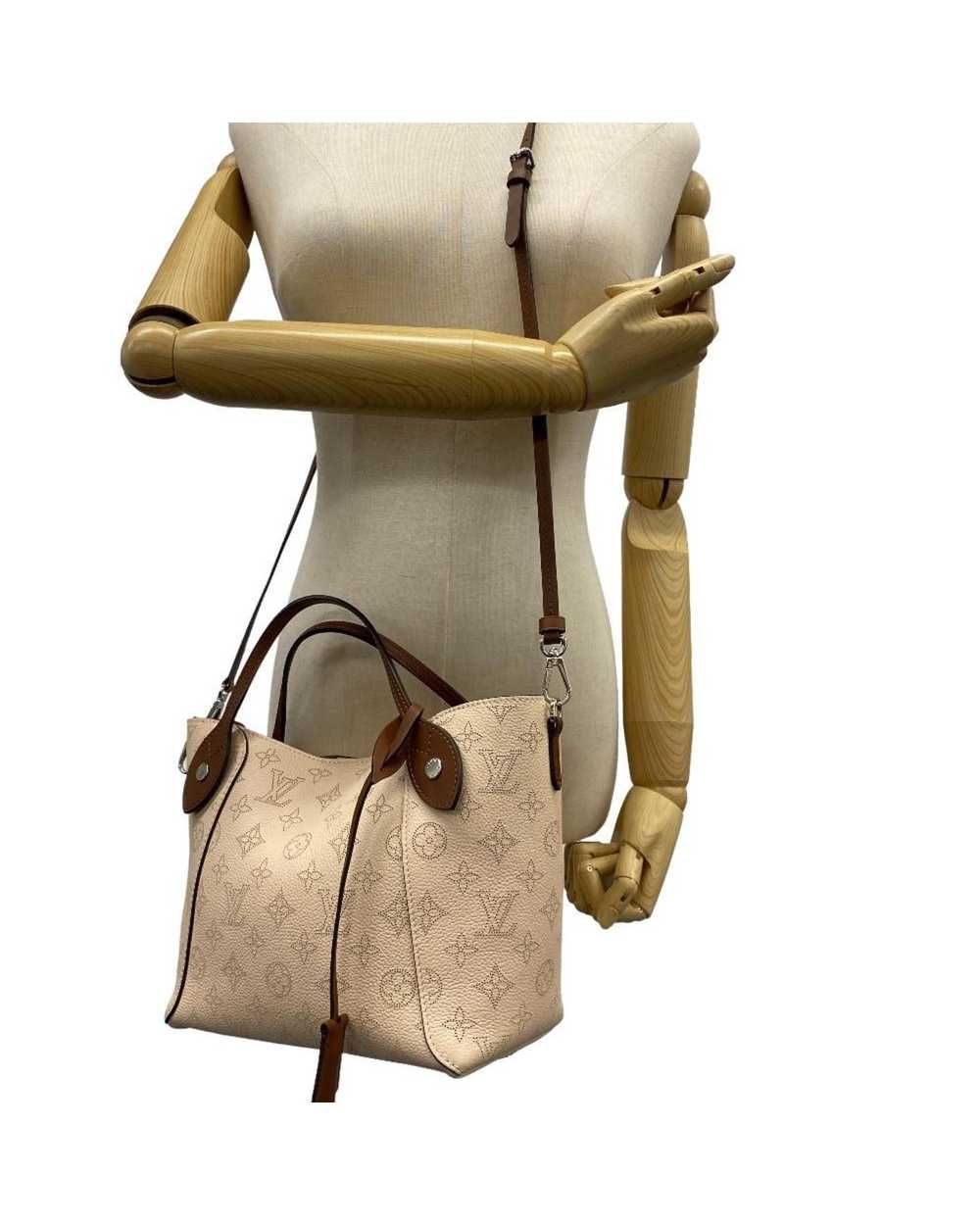 Louis Vuitton Elegant Beige Leather 2-Way Bag wit… - image 8
