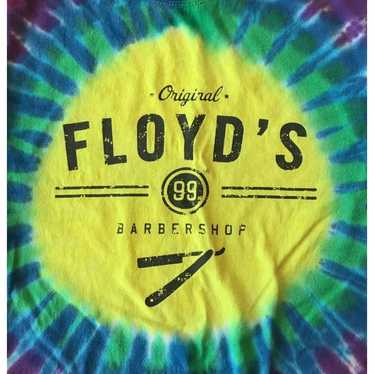 Floyd’s Barbershop Rainbow Tie-Dye T-Shirt, Multi… - image 1