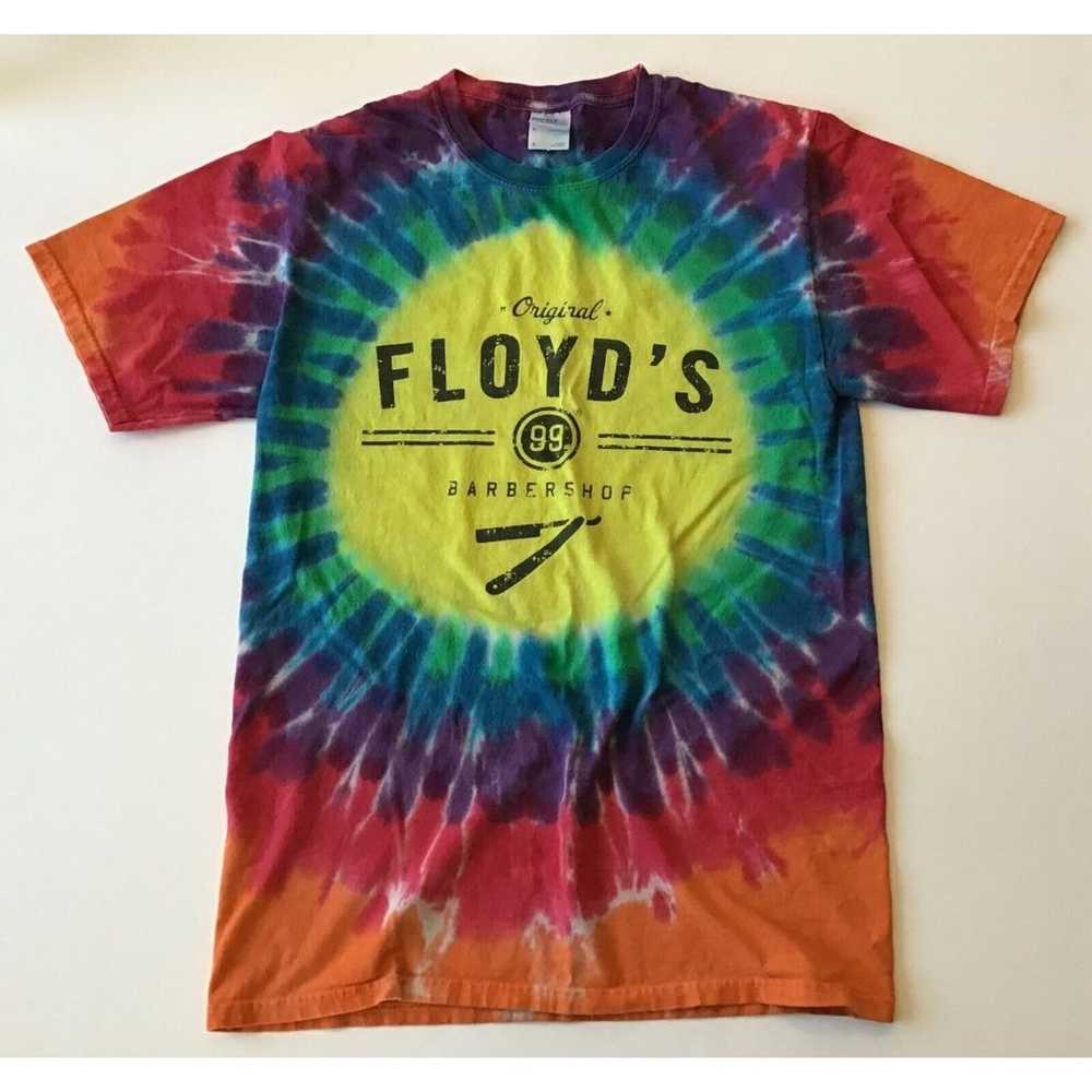 Floyd’s Barbershop Rainbow Tie-Dye T-Shirt, Multi… - image 2