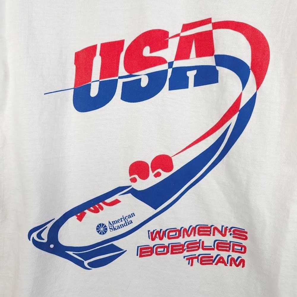 Vintage Vintage USA Womens Bobsled Team T Shirt M… - image 4