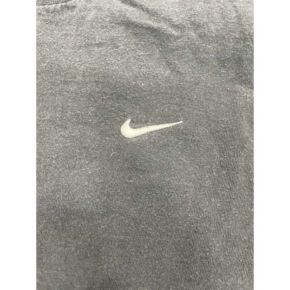 Vintage Nike Mini Swoosh T Shirt Mens XL Black Es… - image 2