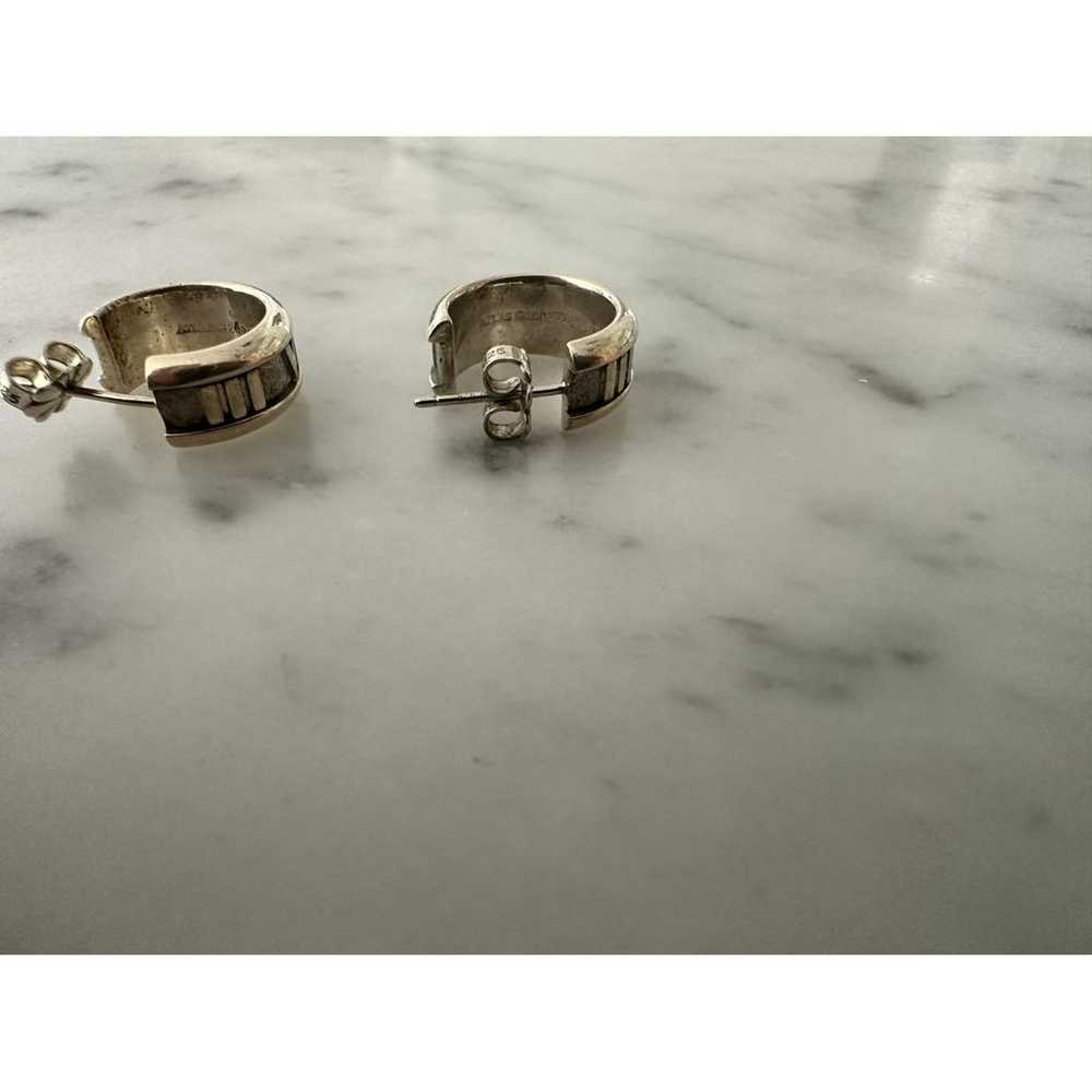 Tiffany & Co Atlas silver earrings - image 3