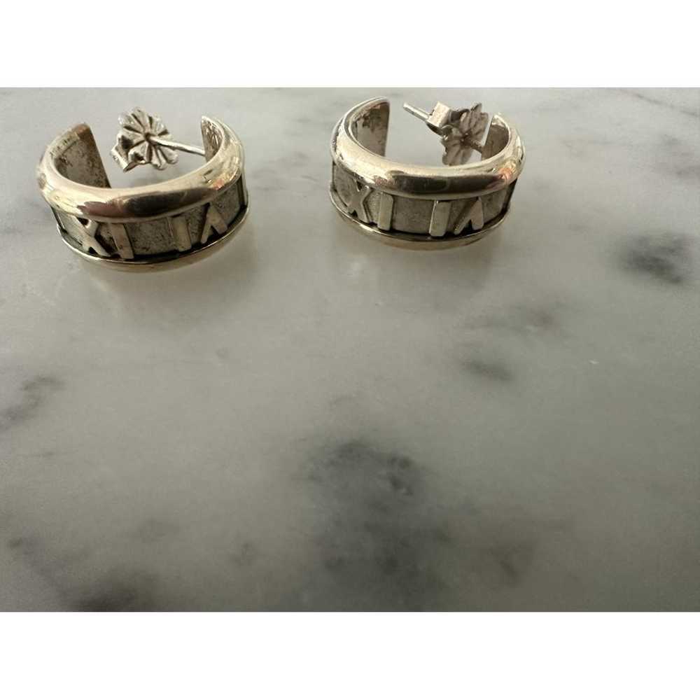 Tiffany & Co Atlas silver earrings - image 6