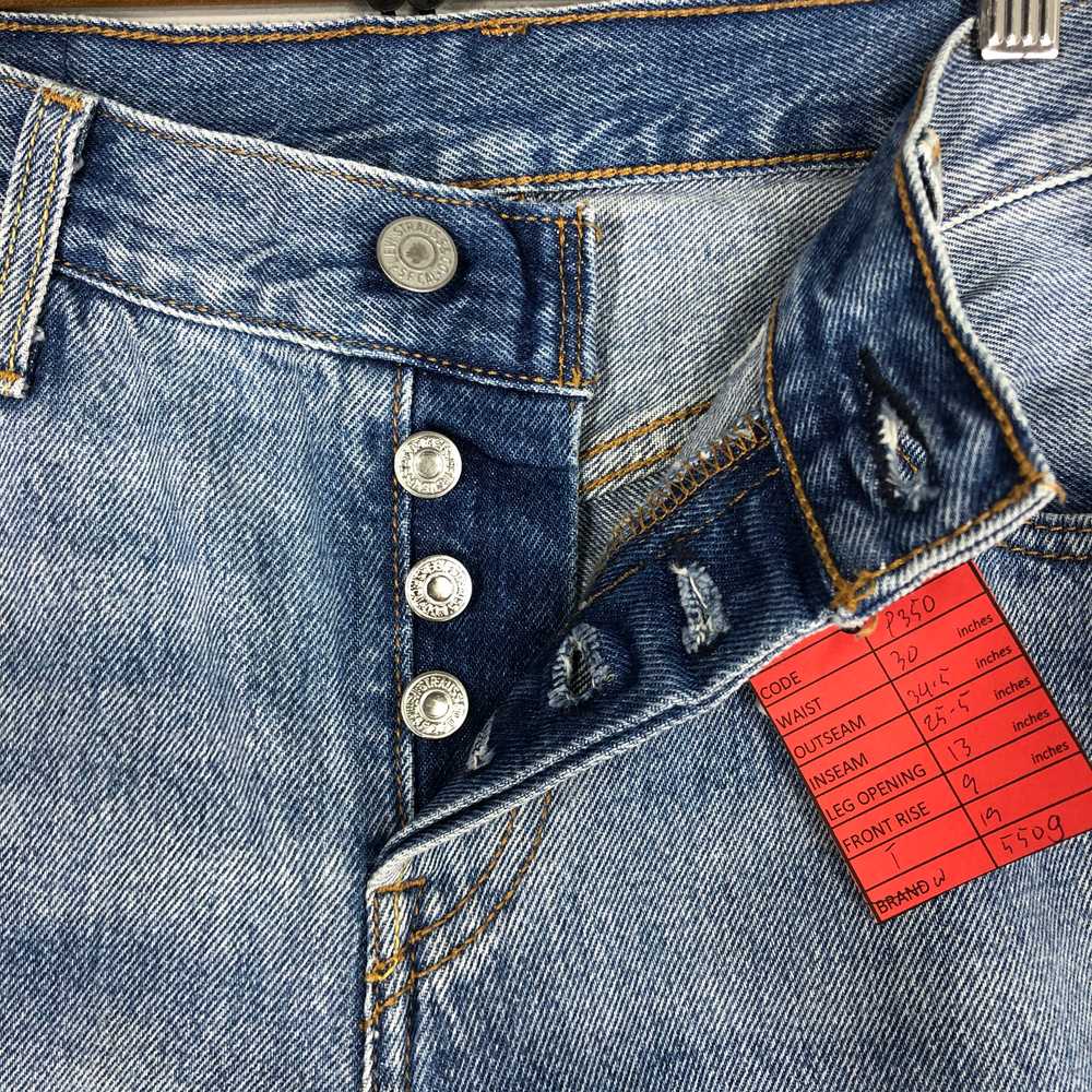 Vintage - Vintage Levi's 501 light Blue Stone Was… - image 6