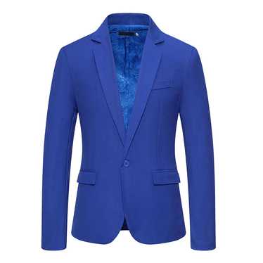 Tuxedo Suit Set for Men Mens Wedding Casual Slim … - image 1