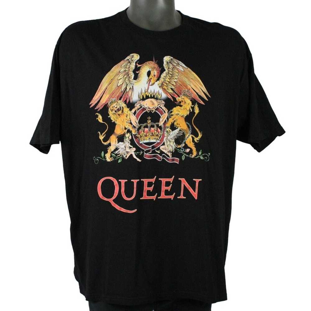NWOT Queen Band Phoenix Crown Print Black T-Shirt… - image 1