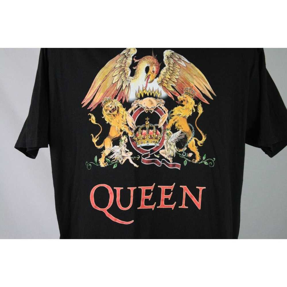NWOT Queen Band Phoenix Crown Print Black T-Shirt… - image 2
