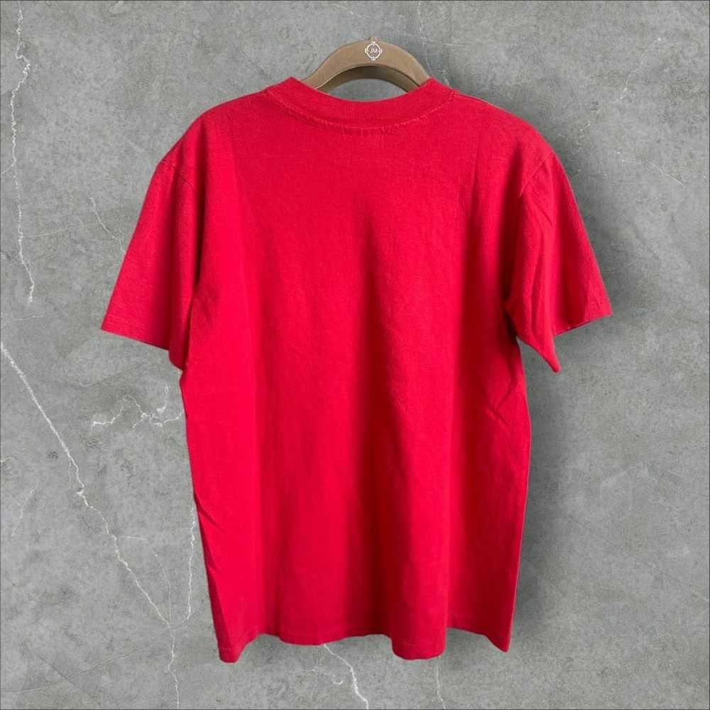 Vintage Butterfly XS Red  Single Stitch T-Shirt - image 4