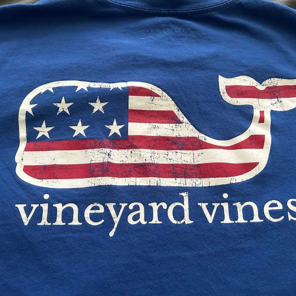 Vineyard Vines Shirt Small Royal Blue Red White A… - image 11