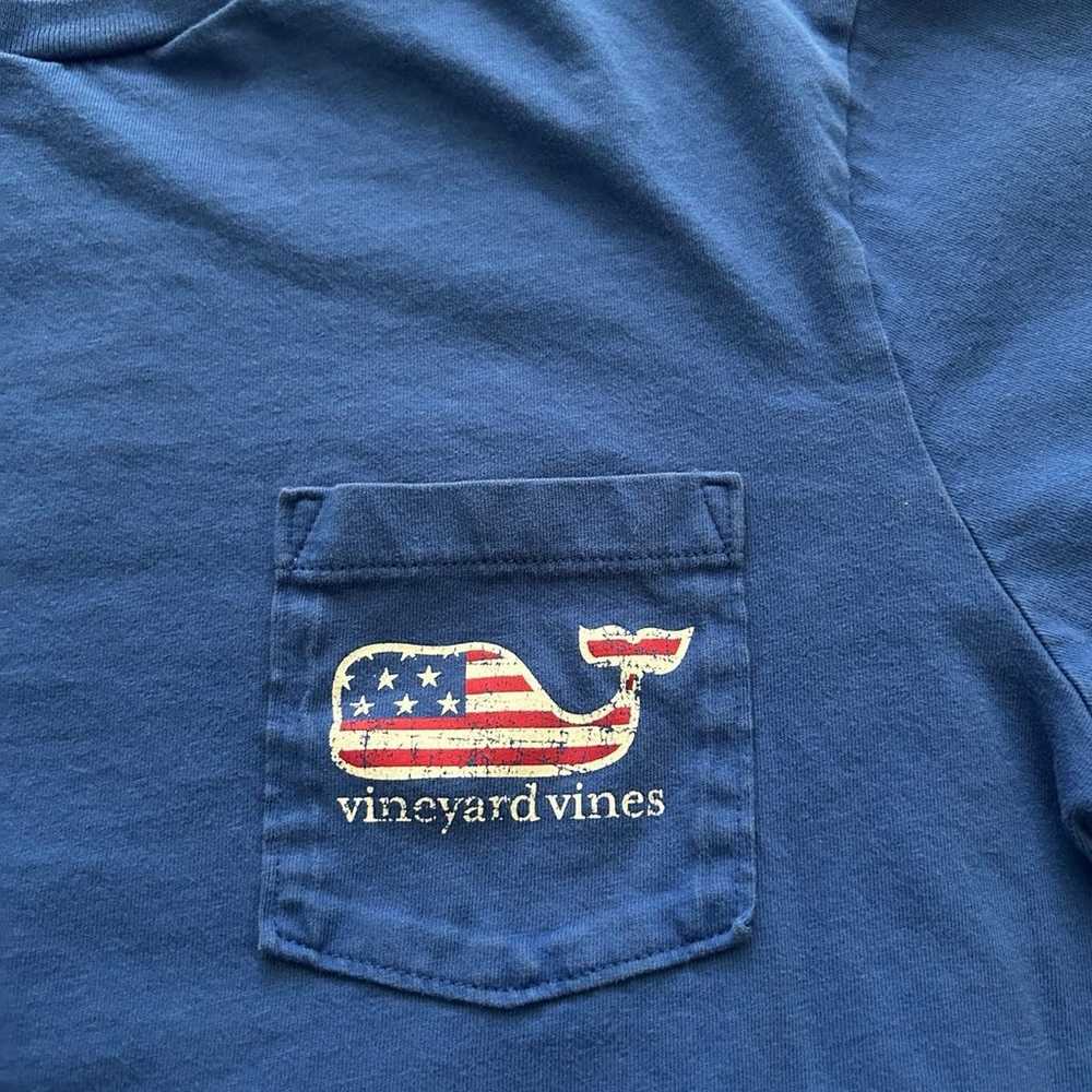 Vineyard Vines Shirt Small Royal Blue Red White A… - image 3