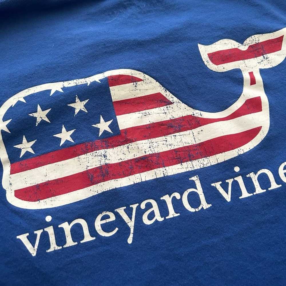 Vineyard Vines Shirt Small Royal Blue Red White A… - image 6