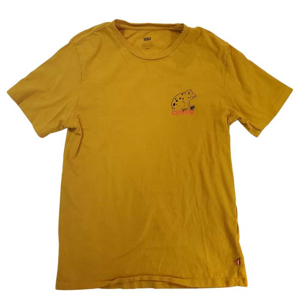Levi's | Mustard Yellow Frog Shirt | Size Small - image 1