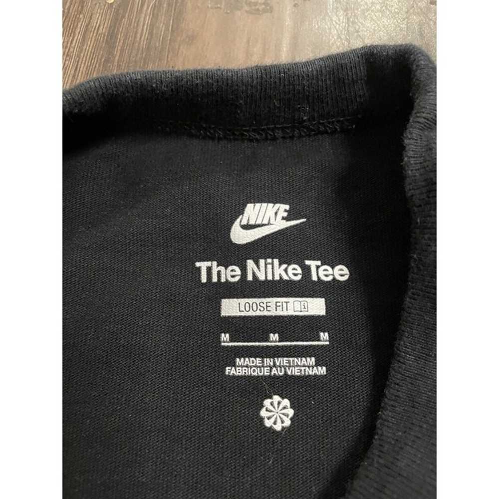 Nike T-Shirt Mens Medium Pocket Logo Black Short … - image 3