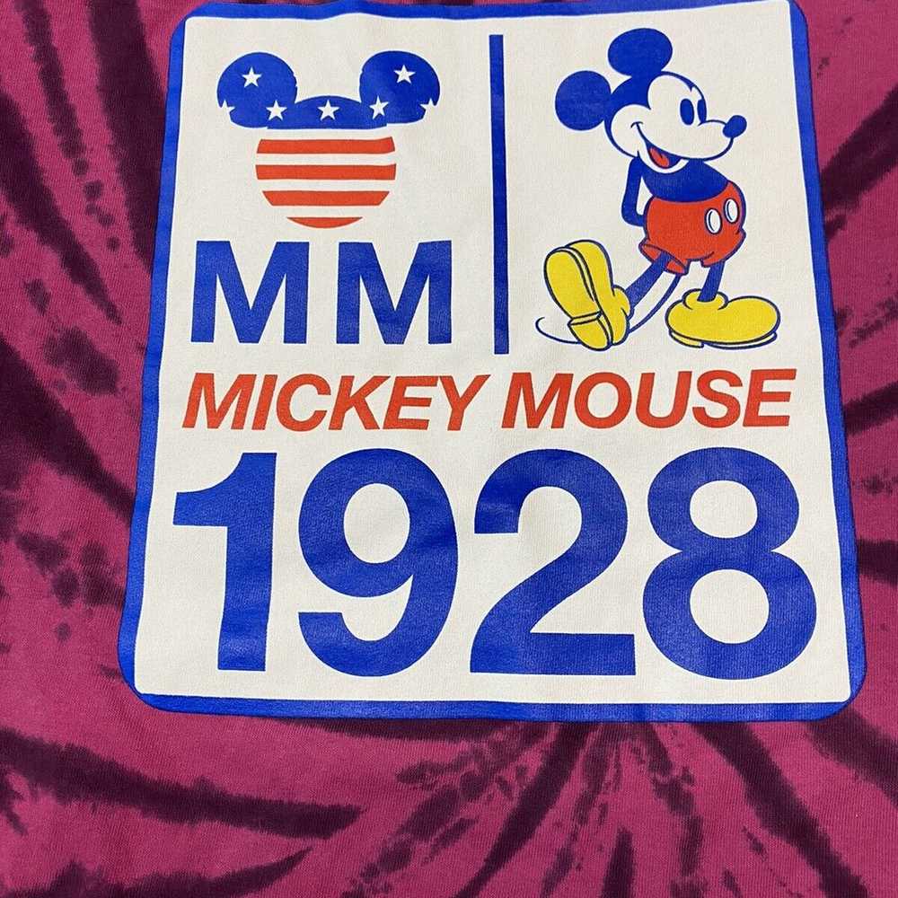 Disney Mickey Mouse 1928 Tie Dye T-Shirt Size Lar… - image 3