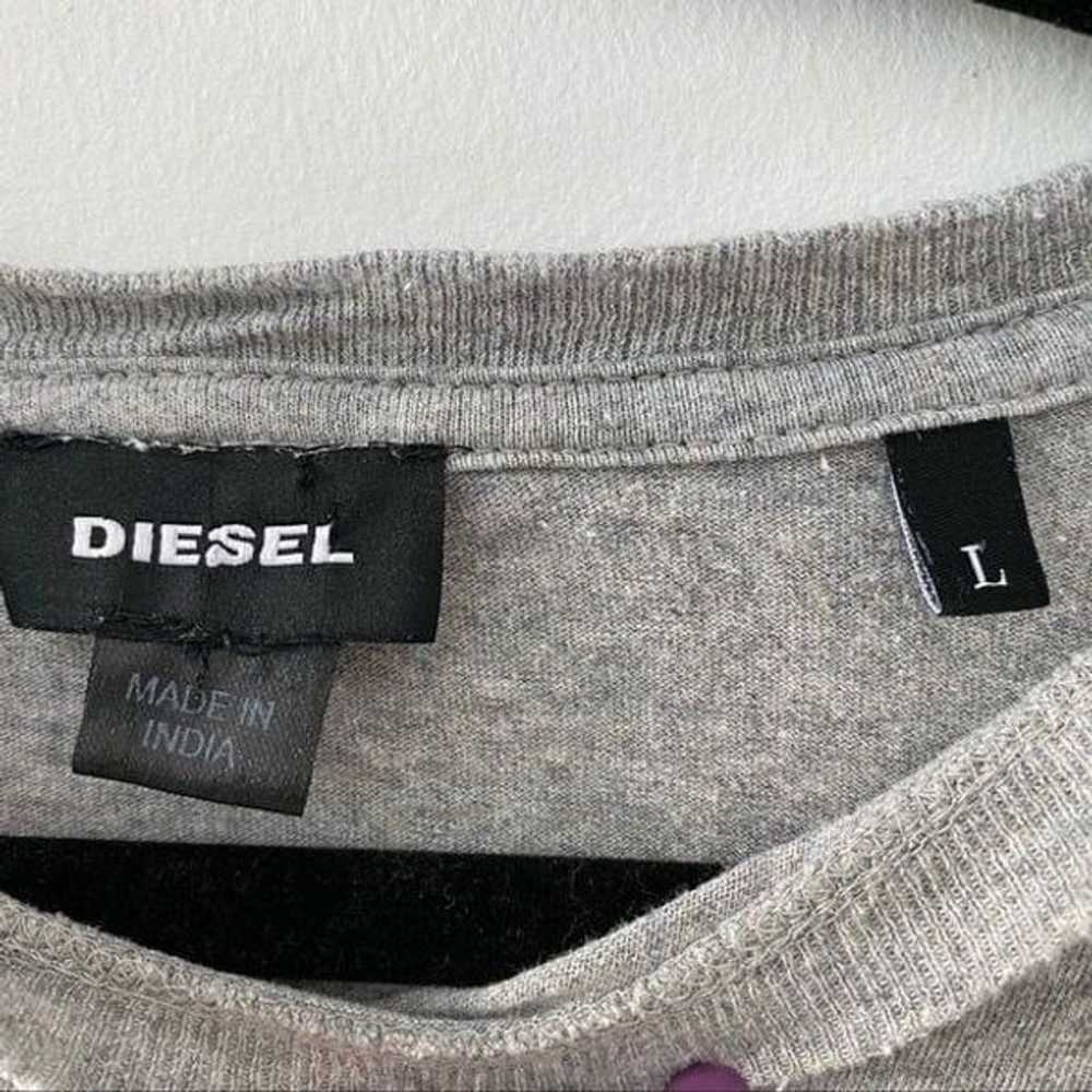 INDUSTRY by Diesel Grey GRAPHIC T-shirt size Large - image 6