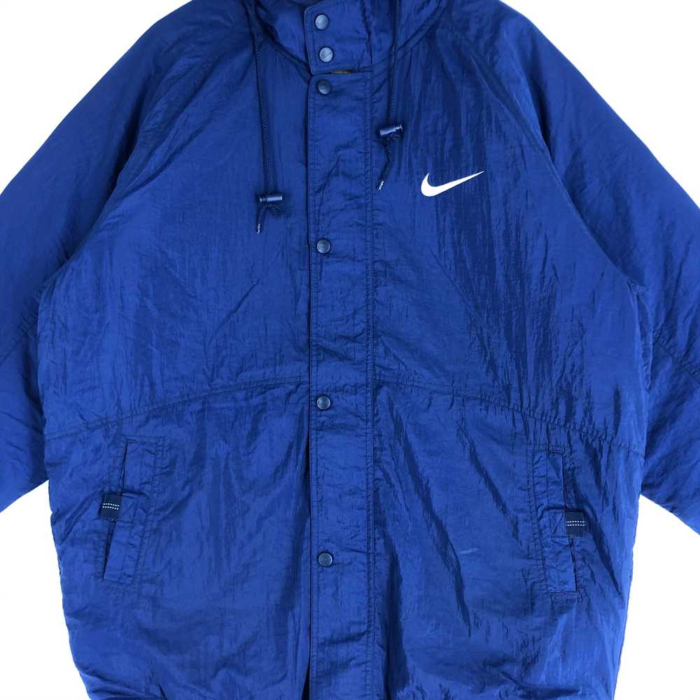 Vintage Nike Windbreaker Zipper Jacket Raincoat - image 3