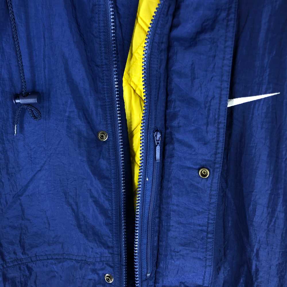 Vintage Nike Windbreaker Zipper Jacket Raincoat - image 9