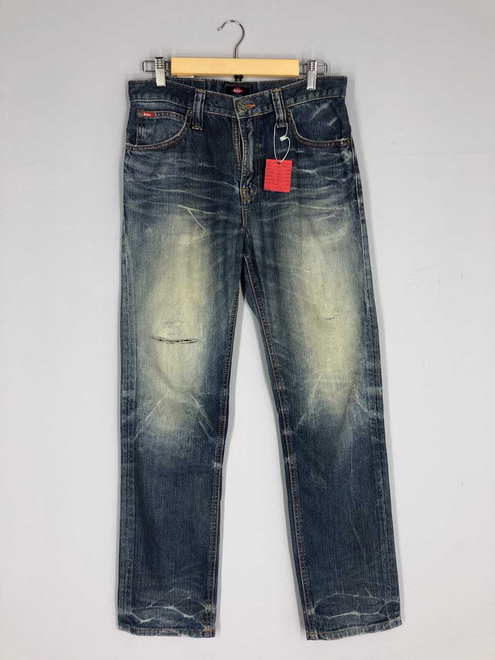 Vintage - Distressed Lee Cooper Stone Washed Deni… - image 1