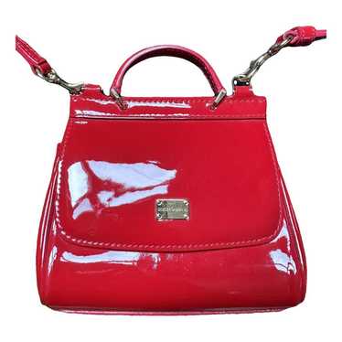 Dolce & Gabbana Sicily patent leather handbag