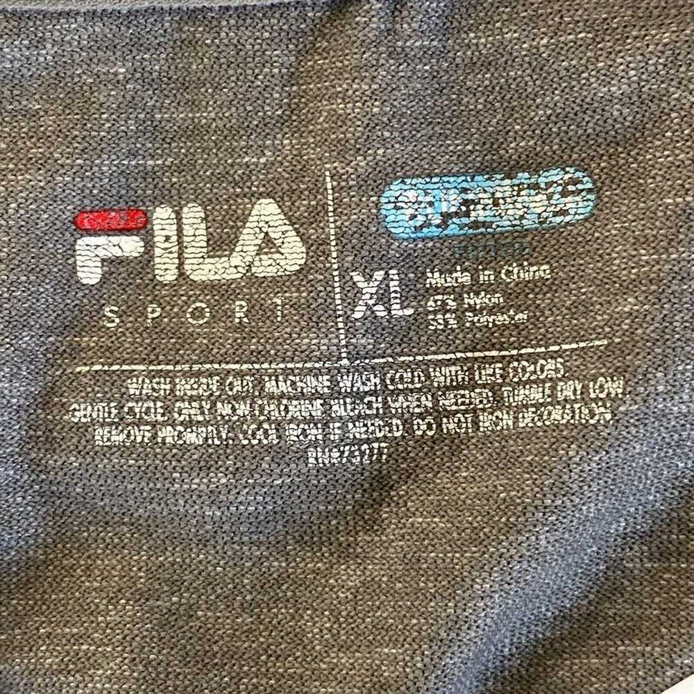 Fila Sport Performance Men's Gray T-Shirt Top XL … - image 7