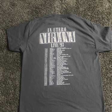 Nirvana 93 concert t shirt | T-Shirt size large Ni