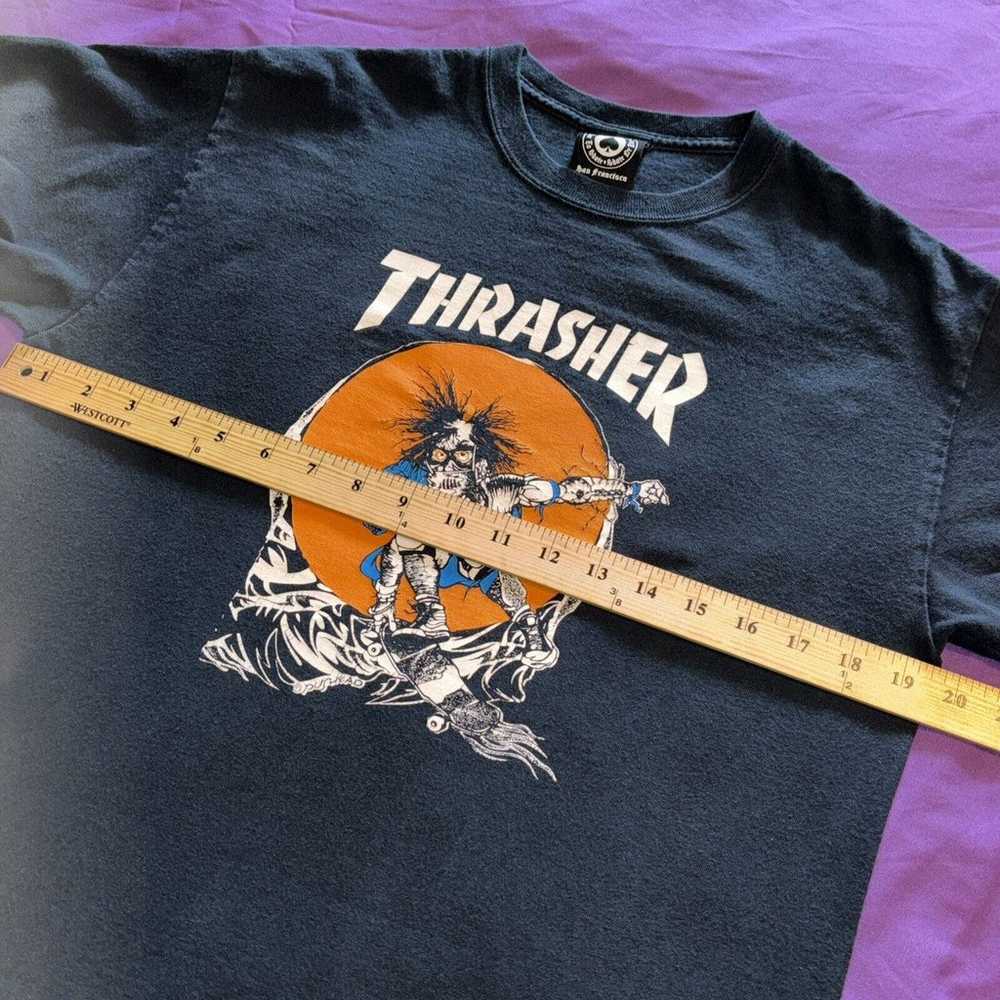 Vintage Thrasher Pushead Skate Skatebord T Shirt … - image 4
