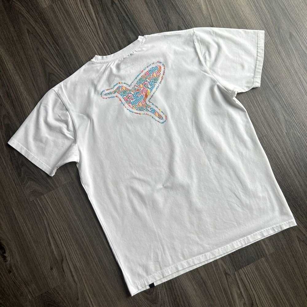 Birddogs White T-Shirt Logo Splattered Paint Humm… - image 2
