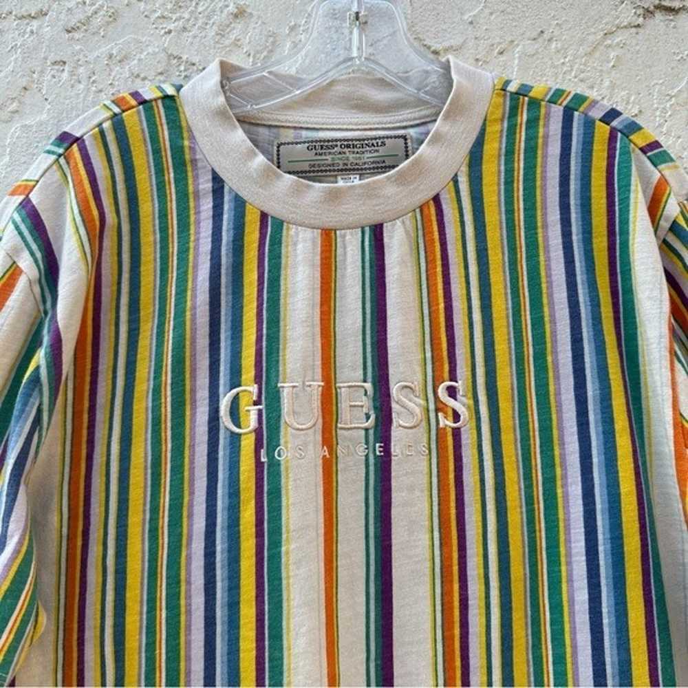 GUESS T Shirt Men Size Medium 90’s Vintage Embroi… - image 2