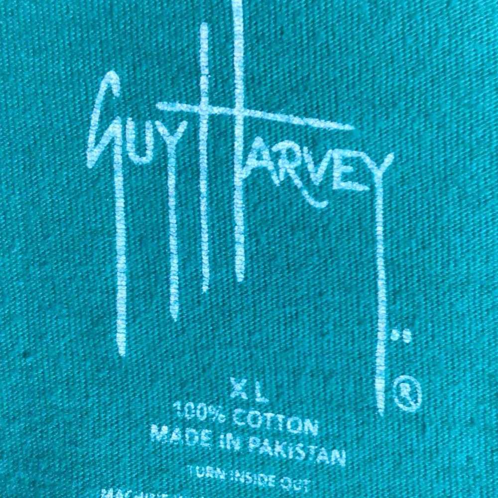 Classic Guy Harvey swordfish Fishing T Shirt Gree… - image 5
