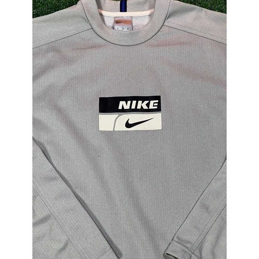 Vintage Nike Sportswear Y2K Gray Long Sleeve Jers… - image 2
