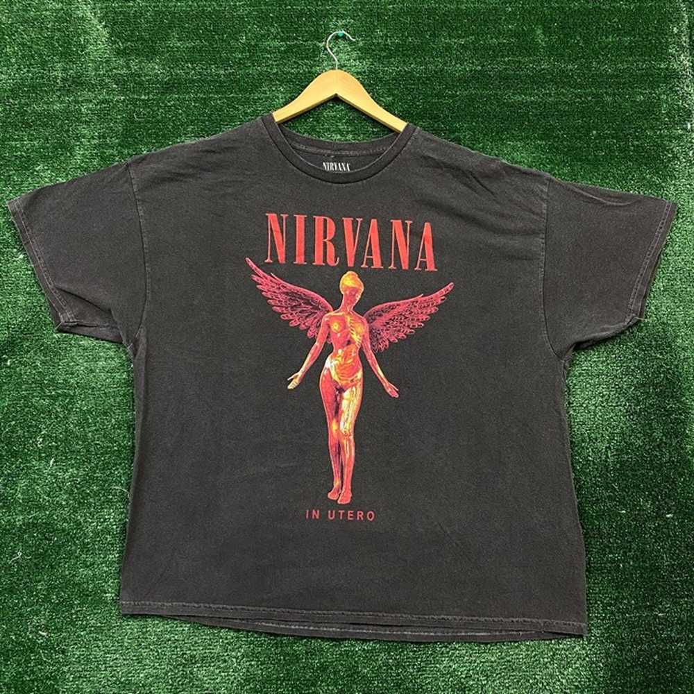 Nirvana In Utero Rock Tshirt size 2xl - image 5