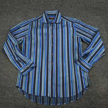 Etro Etro Milano Shirt Adult Large Blue & Black St