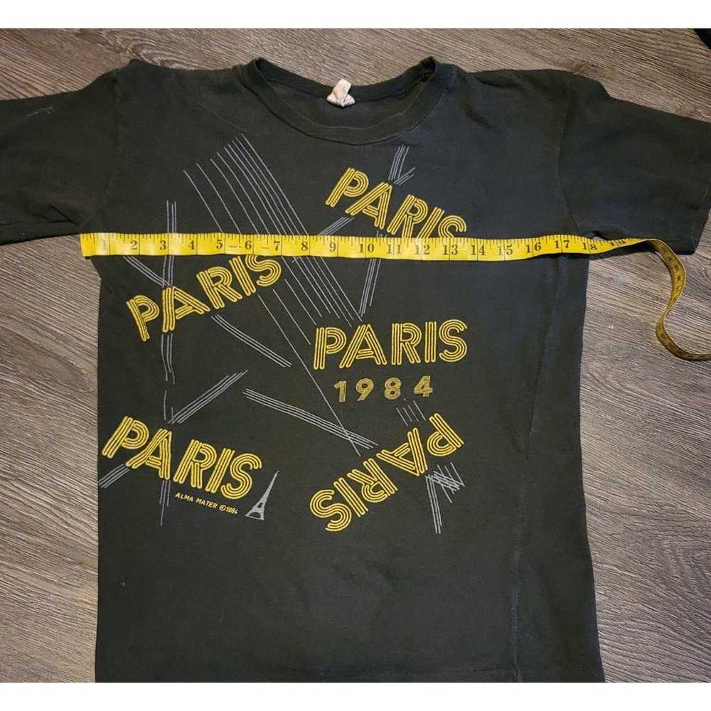 80s Vintage Shirt Single Stitch Paris - image 2