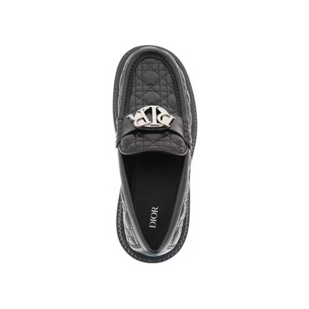 Dior o1s22i1n0524 Leather Buffalo Shoes in Black - image 3
